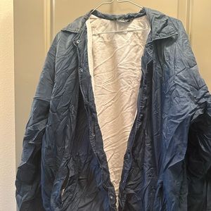 Vintage blue windbreaker